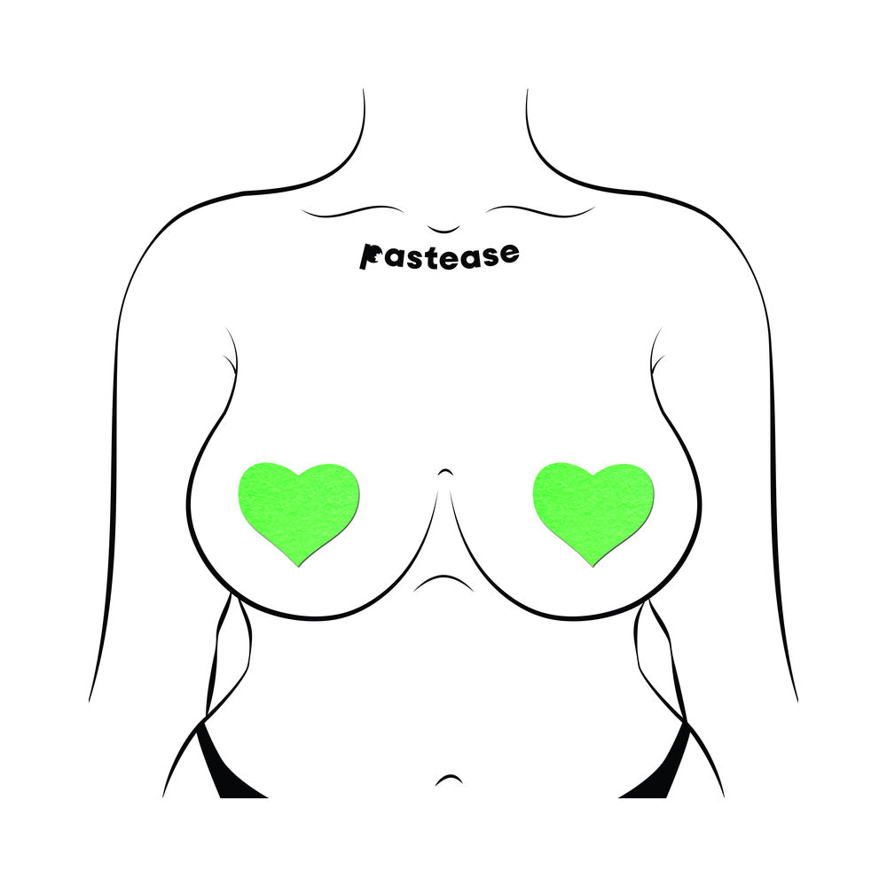 Pastease Love: Glow-in-the-Dark Hearts Pasties