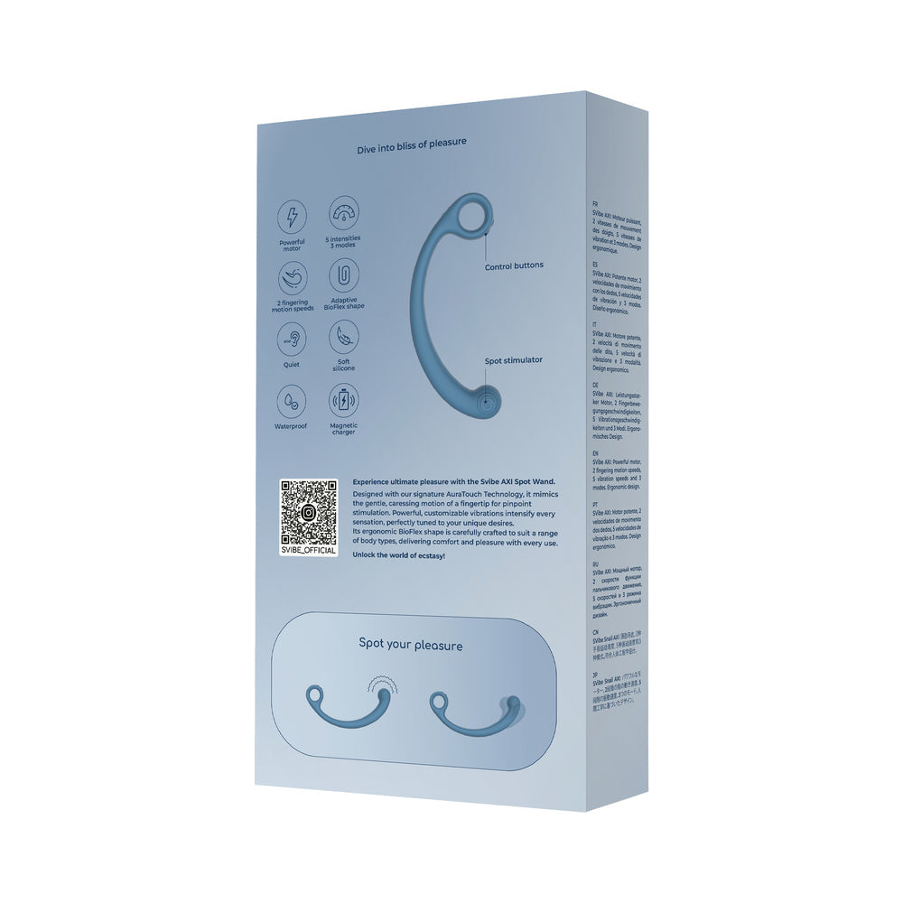 SVibe Snail AXI Spot Wand Blue Lagoon