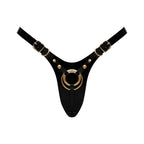 Strap-On-Me Leatherette Harness Fabulous One Size Black Glossy