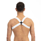 Prowler RED Sports Harness White S/M