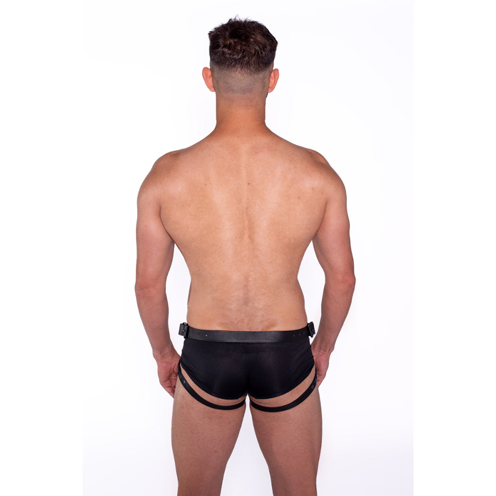 Prowler RED Leather Dong Harness L