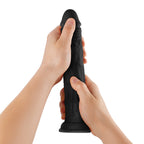 Shaft Model J 9.5 in. Liquid Silicone Dong Black