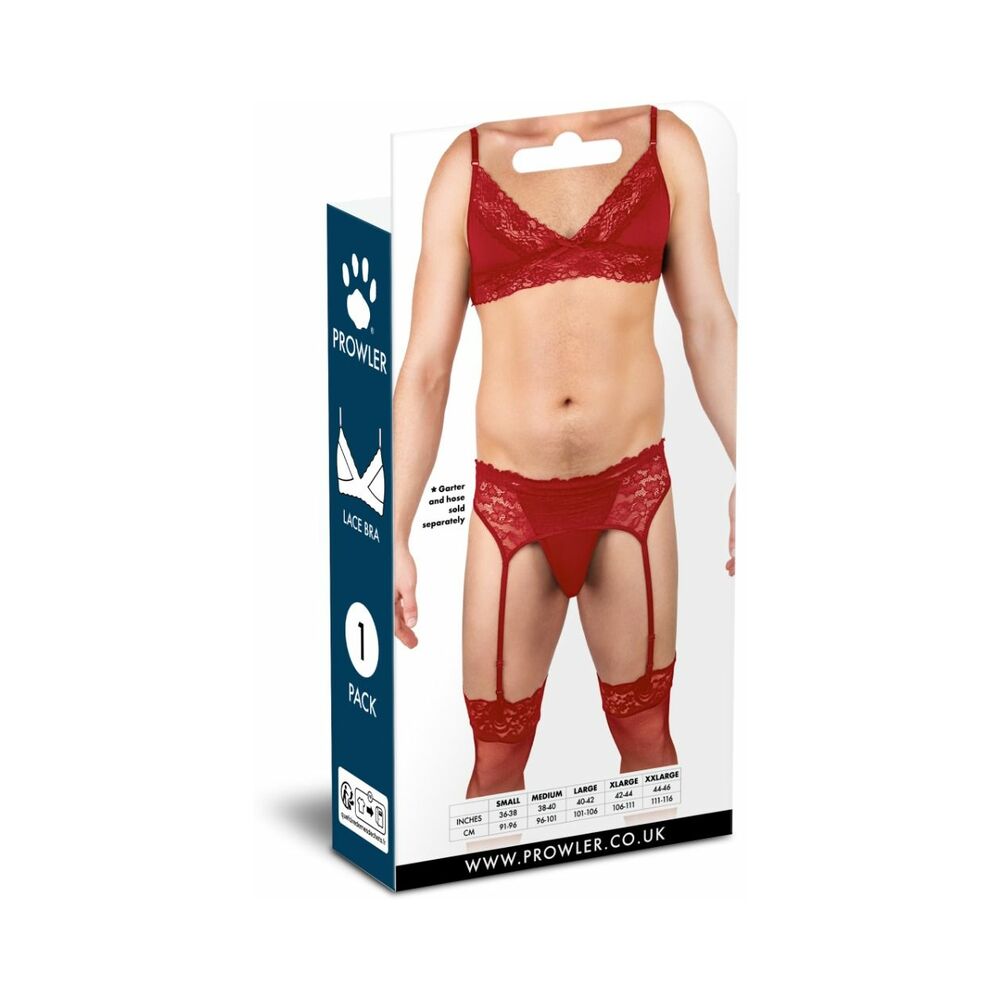 Prowler Lace Bra Red S