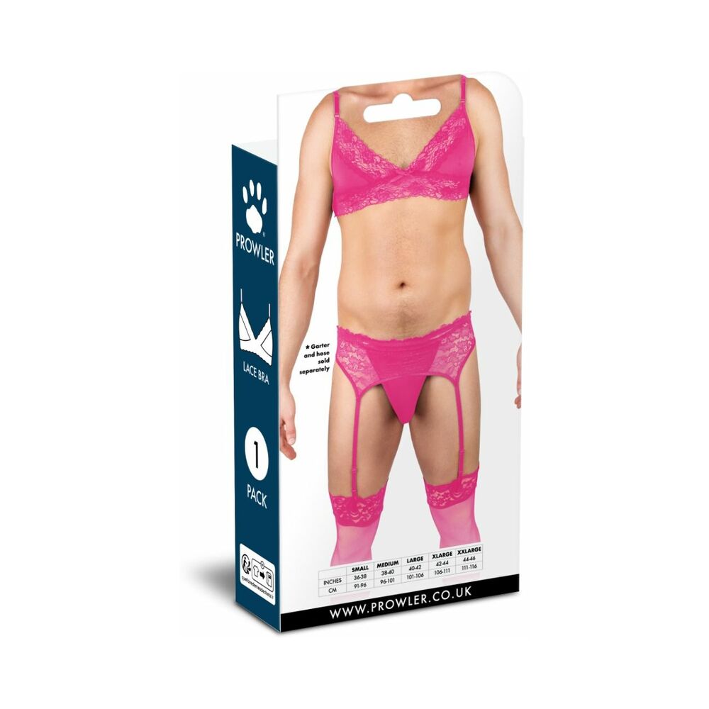 Prowler Lace Bra Pink 2XL