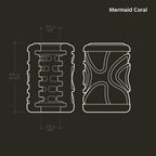 The Handy Mermaid Collection Coral Sleeve