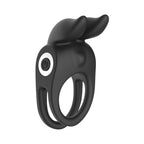 Enhancer Vibrating Rabbit C-Ring Black