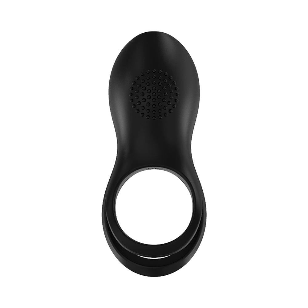 Gold Glam Cockring Black