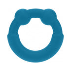 LEVELZ Metal & Silicone Cock Ring Teal