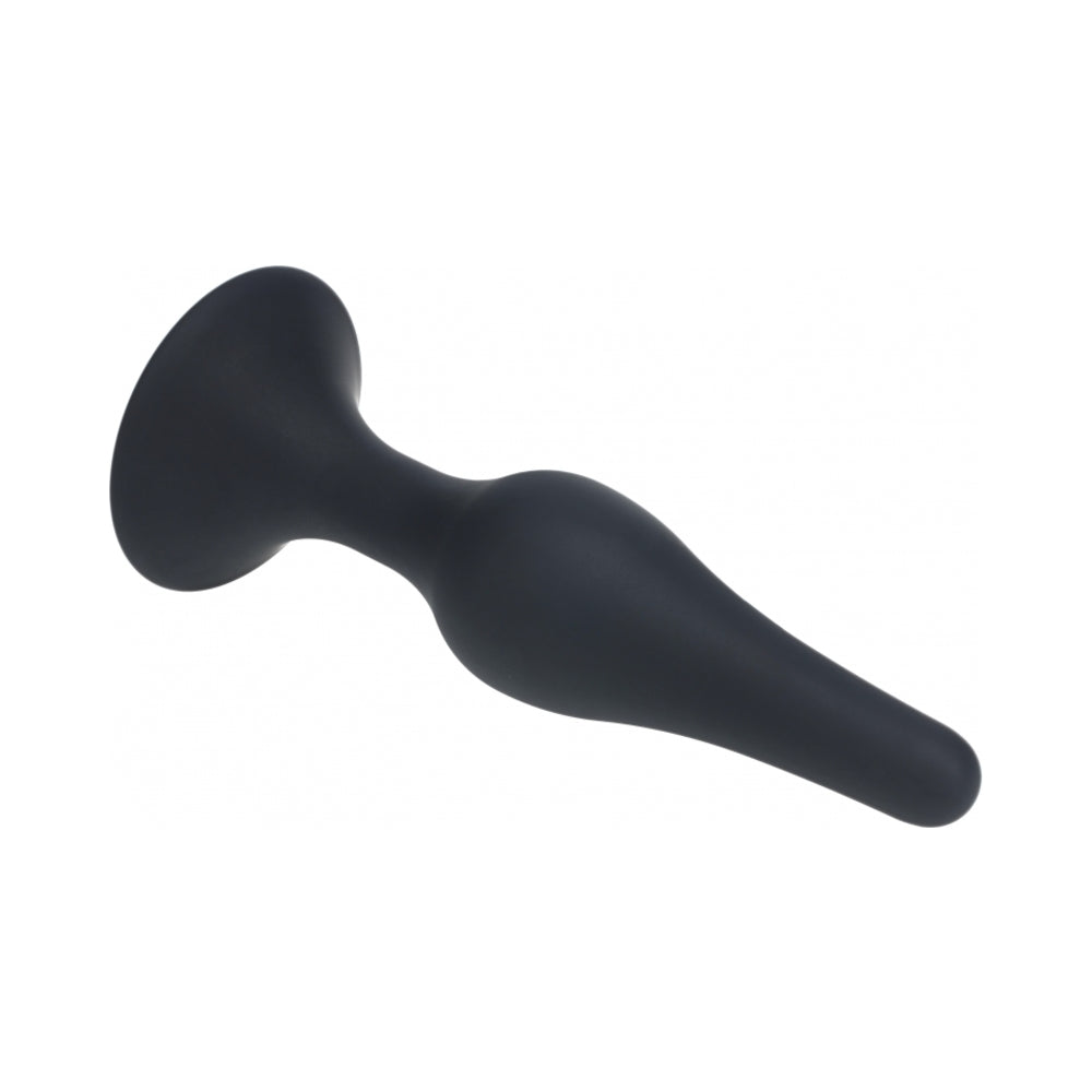 LEVELZ Slim Silicone Anal Plug XLarge Black