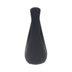 LEVELZ Vibrating Liquid Silicone Cock & Ball Ring Black