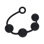LEVELZ Round Silicone Anal Balls XLarge 50 mm Black