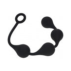 LEVELZ Waterdrop Silicone Anal Balls Large 40 mm Black