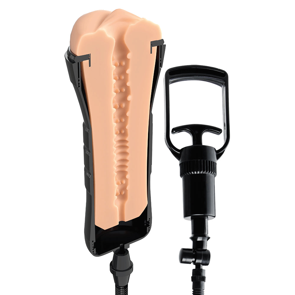 PDX Extreme Wet Pussies Super Sucker XXL Stroker Light