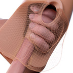 PDX Plus Double Pounder Vibrating Squeeze Stroker Brown