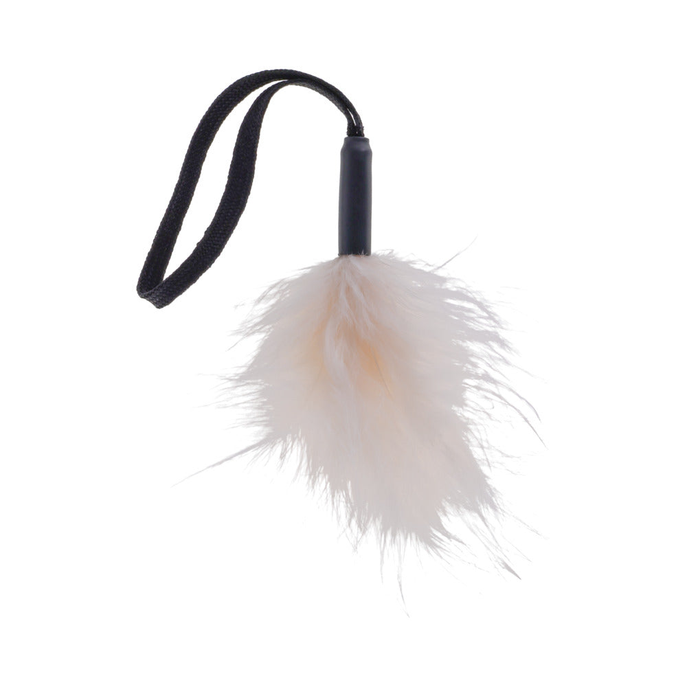 Sportsheets Sex & Mischief Peaches 'n CreaMe Wrist Feather Tickler CreaMe