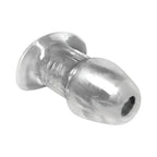 Master Series Dicked Clear Hollow Anal Plug Large