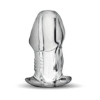 Master Series Dicked Clear Hollow Anal Plug XLarge
