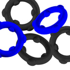 Oxballs Gearheads 5-Pack Spinner Rings Blue/Black