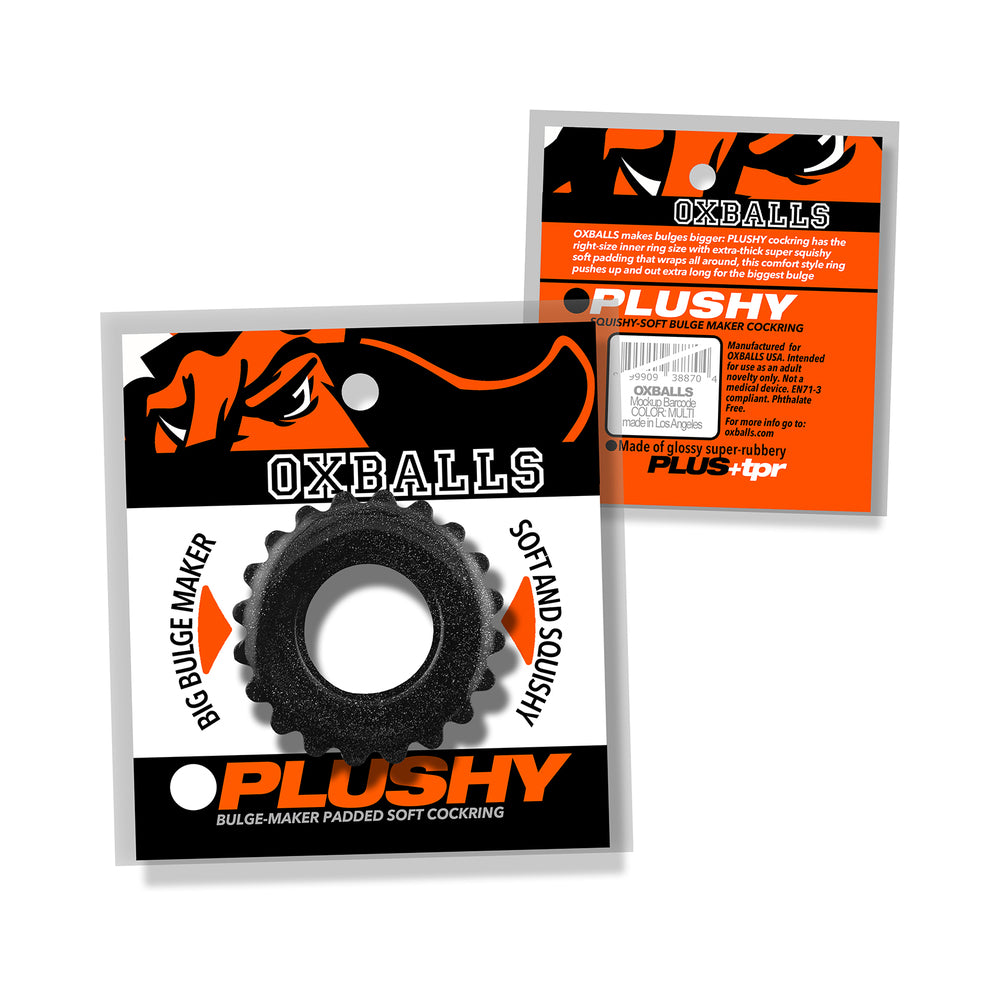 Oxballs Plushy Single Ring Black Mica