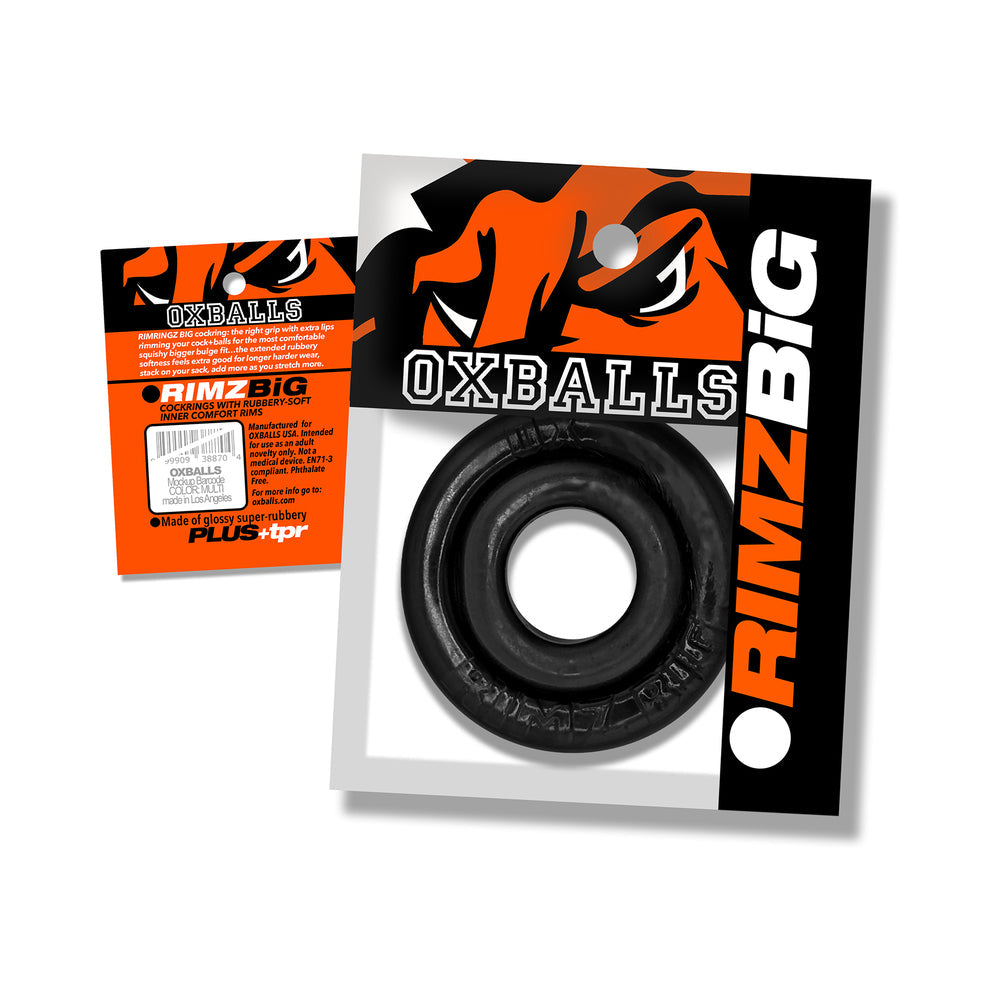 Oxballs Rimz Big Single Ring Black