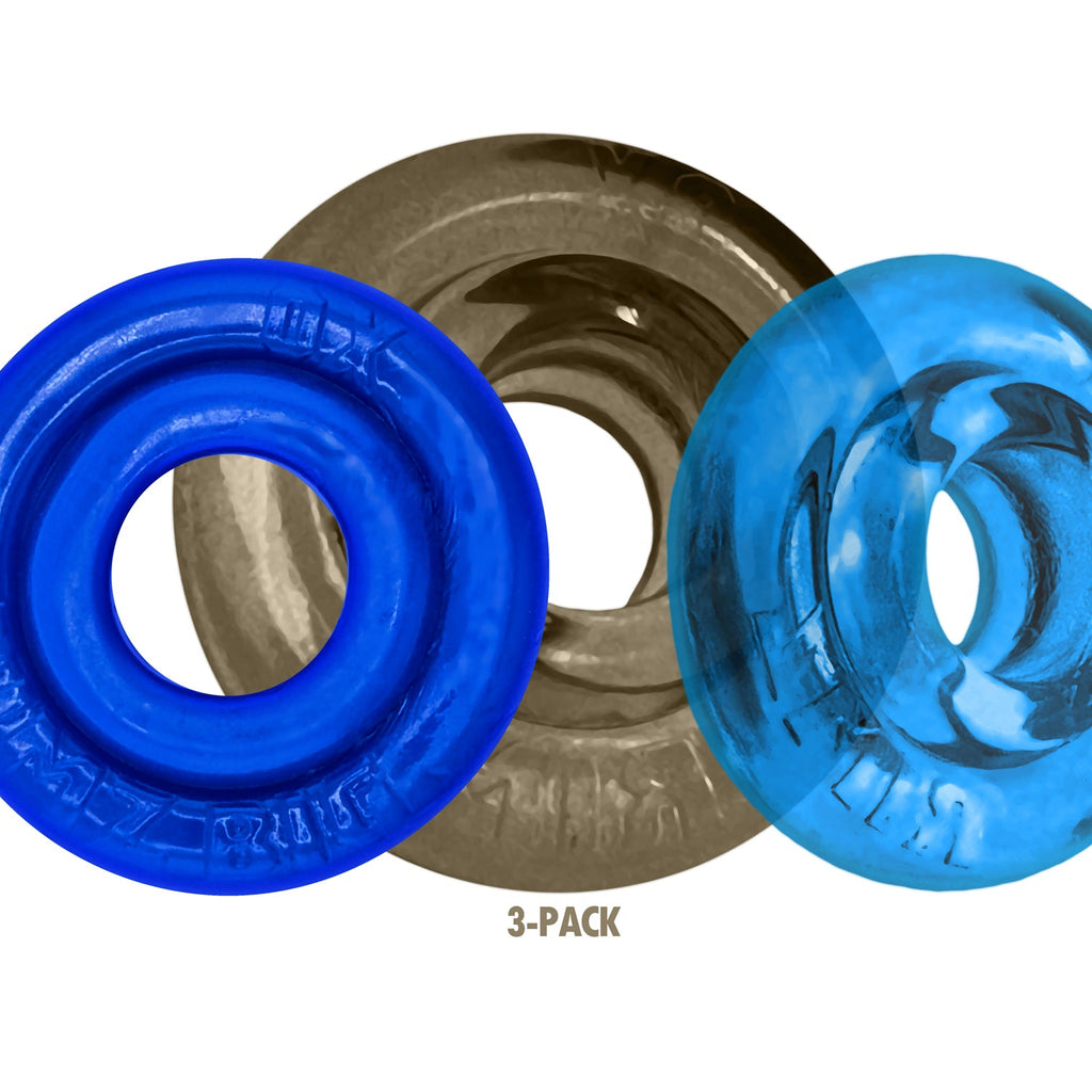 Oxballs Rimringz Multi Size 3-Pack Cool Blues