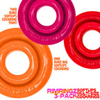 Oxballs Rimringz Multi Size 3-Pack Fire Hots
