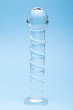 Clarity Seraphic Spiral Glass Dildo