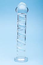 Clarity Seraphic Spiral Glass Dildo