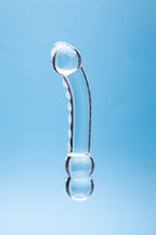 Clarity Celestial Ridge Glass Dildo