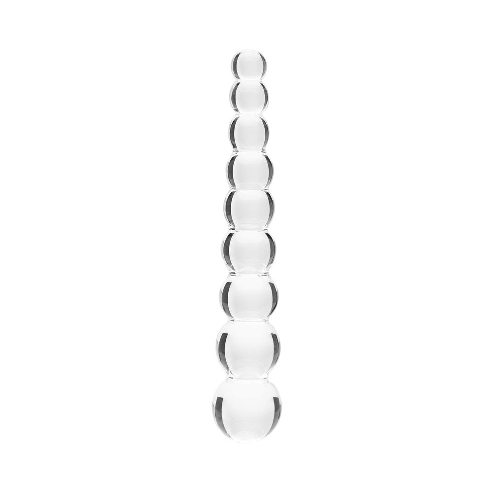 Clarity Elysian Pearls Glass Dildo
