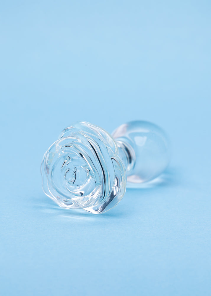 Clarity Utopian Bloom Glass Plug