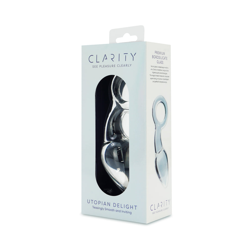 Clarity Utopian Delight Glass Plug