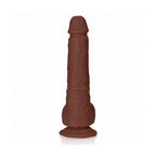 RealRock 7 in. Cock with Balls Straight Brown