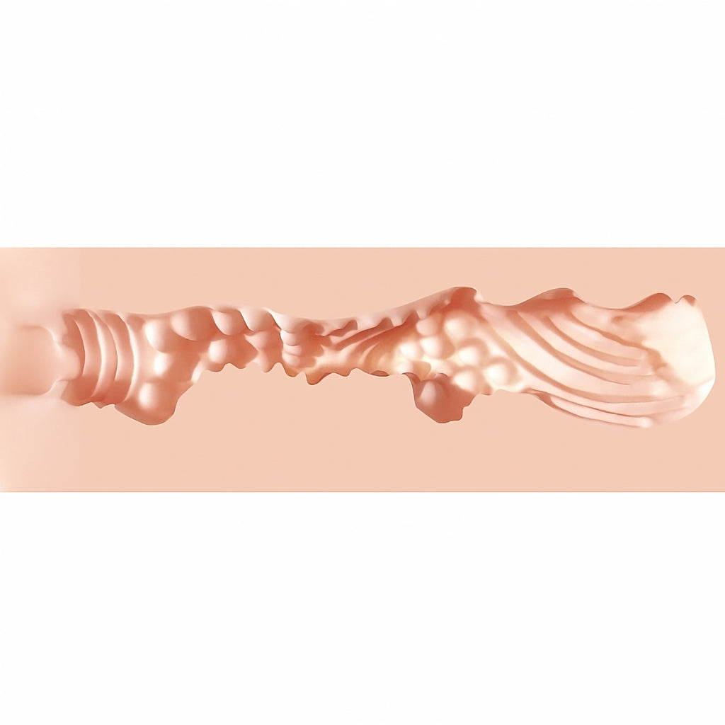 Xkin Raw Soft Entry Stroker Beige