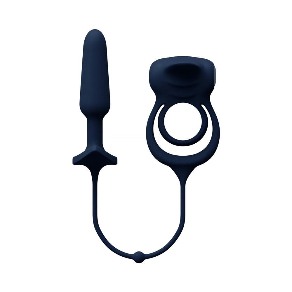 VeDO Humper Rechargeable Dual C-Ring with Anal Plug Black