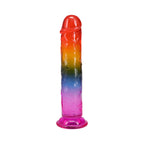 Crystal Jellies 7.5 in. Dong Rainbow