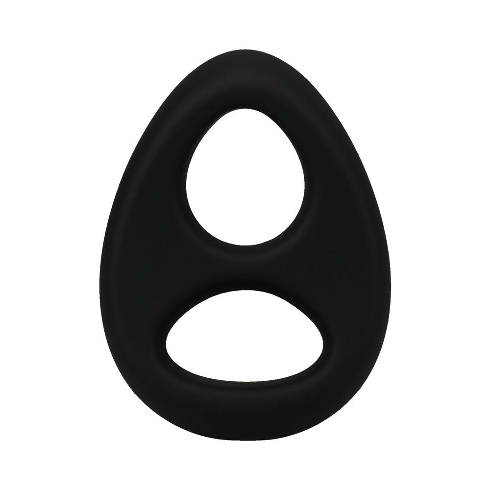 Rock Solid The Code Silicone C-Ring with Bandana Black