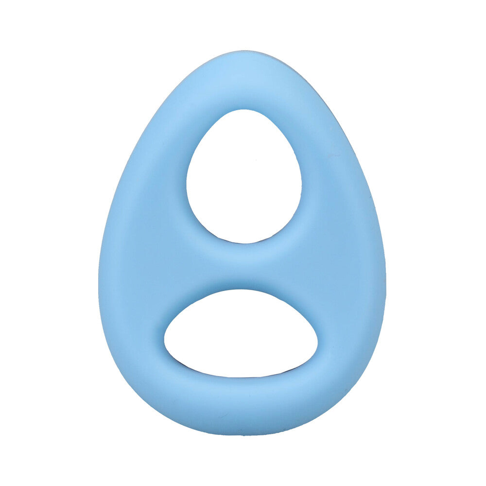 Rock Solid The Code Silicone C-Ring with Bandana Light Blue/Black