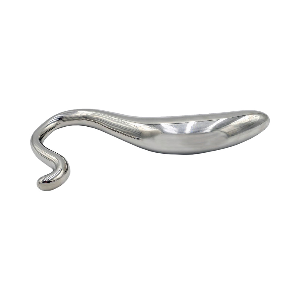 Rouge Stainless Steel Hollow Curved Wand In Case