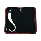 Rouge Stainless Steel Hollow Curved Wand In Case