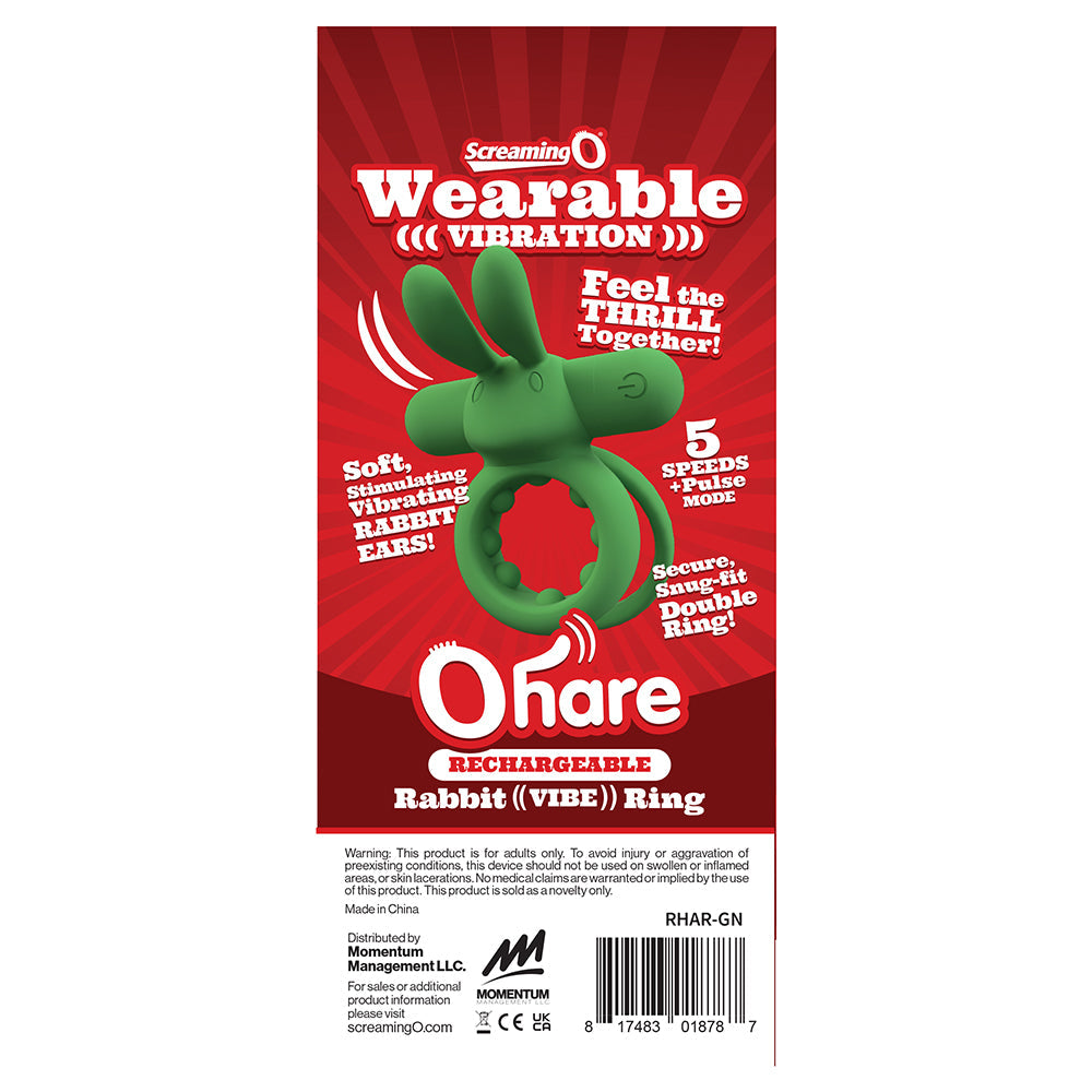 Screaming O Rechargeable Ohare Green