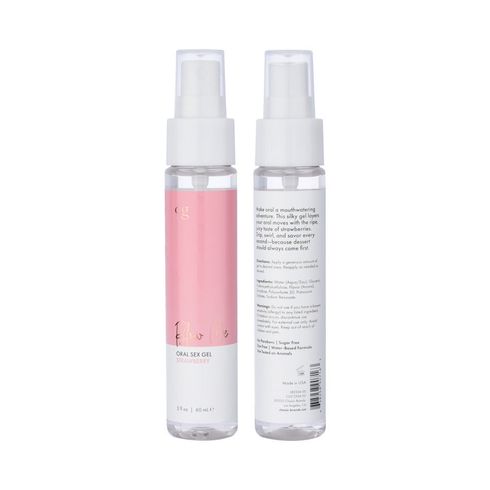 CG Blow Me Oral Sex Gel Strawberry 2 oz.