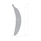 Glas Banana Joy 7 in. Glass Dildo