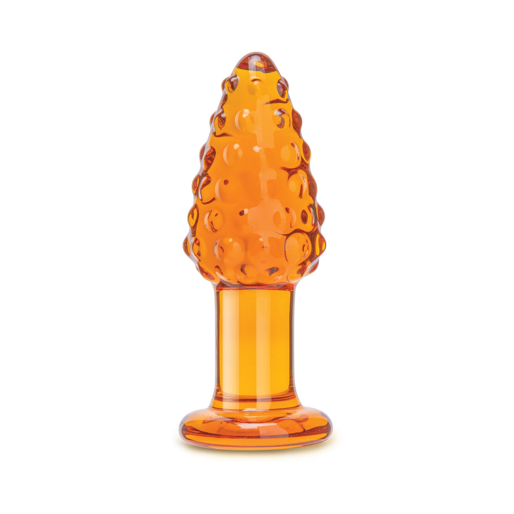 Glas Cornstar 4 in. Glass Butt Plug