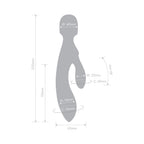 Together Tri Delight Dual-Ended Triple Stim Wand & Rabbit Vibrator