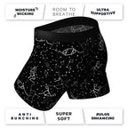 Shinesty The Big Bang Glow-in-the-Dark Constellation Ball Hammock Pouch Underwear with Fly XL
