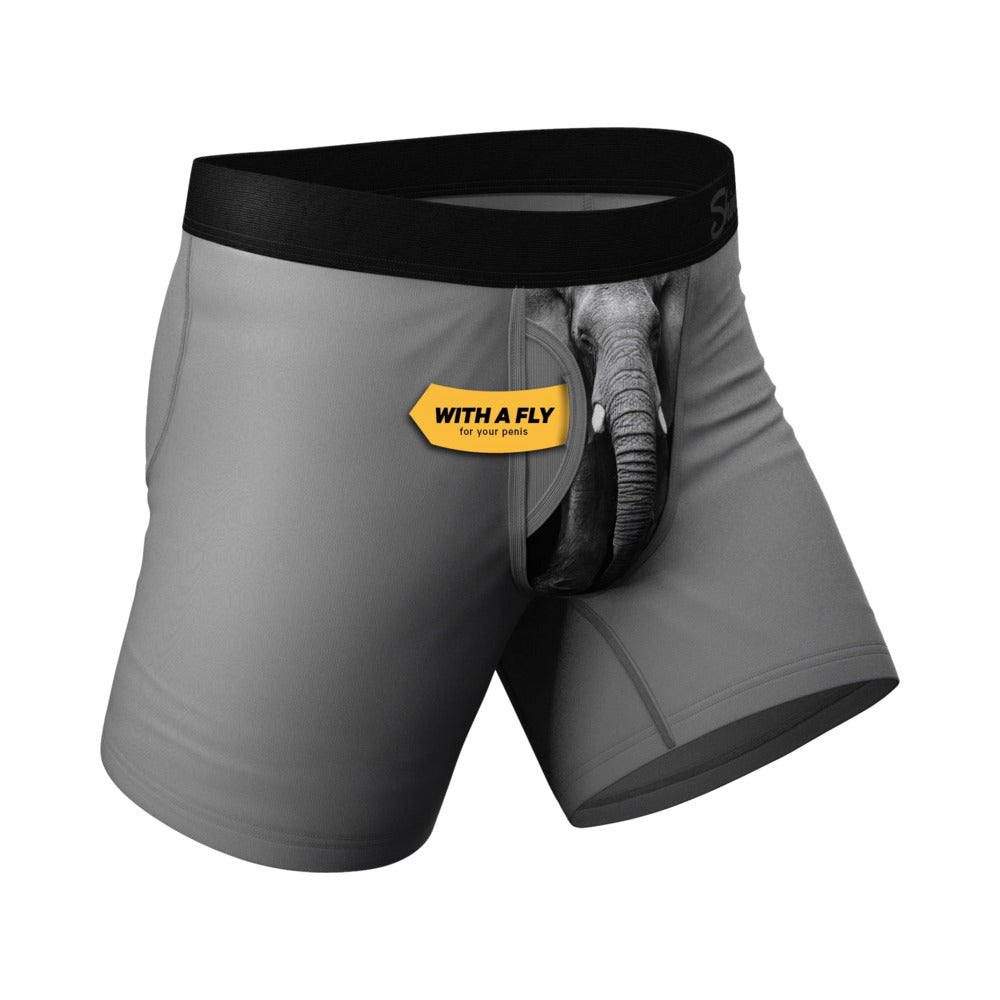 Shinesty The Junk In The Trunk Elephant Ball Hammock Pouch Underwear with Fly S