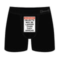 Shinesty The Rear View Size Warning Ball Hammock Pouch Underwear S