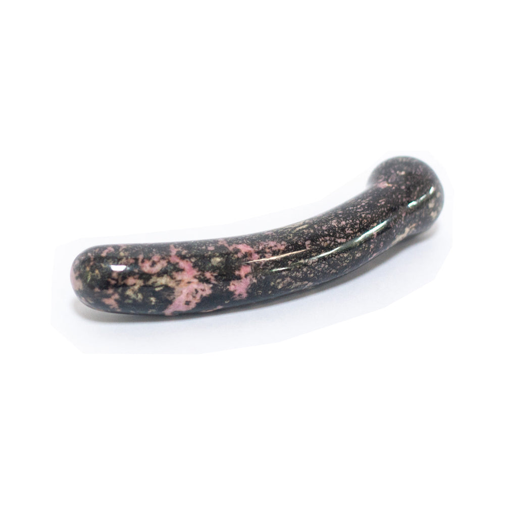 Chakrubs Anahata Curve Rhodonite Wand