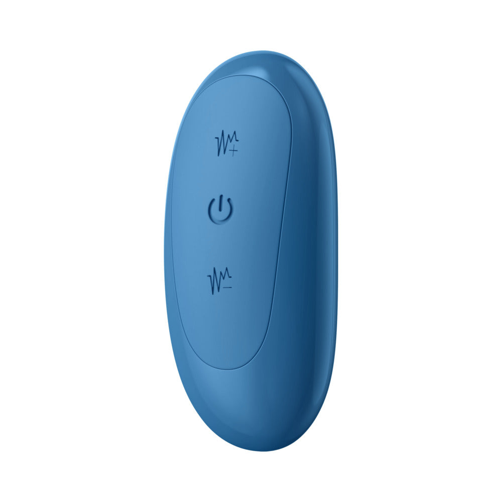Luv Inc Ws38: Wavy Strap On Luv Vibe Blue